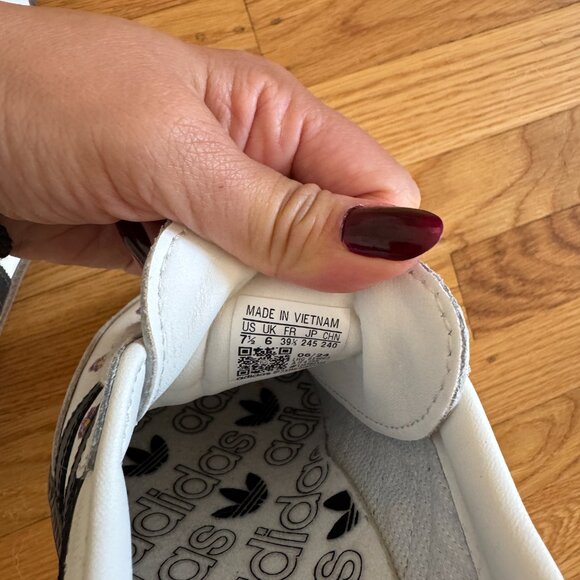 Adidas Samba Light Purple Floral Size: 7.5 - Picture 2 of 6